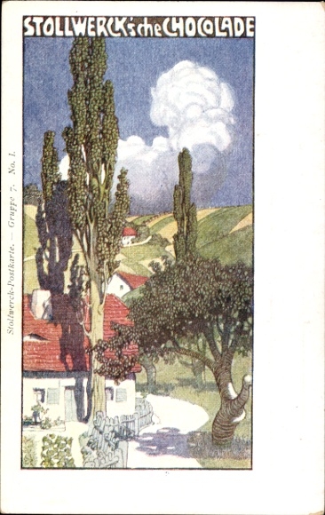 Kunstenaar Ak Stollwerck'sche Schokolade, Reclame, Groep 7, nr. 1