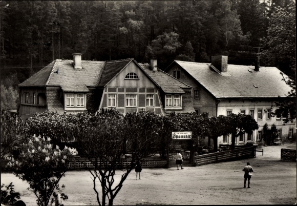 Postcard Rosenthal Bielatal, holiday home of the Bundeswerkskammer Dresden, Ottomühle