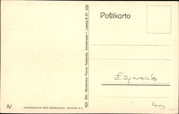 Ah Esperanto, By the savior of the proletariat