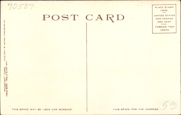 Ak Richmond Virginia de V.S., Hoofdstraatpost