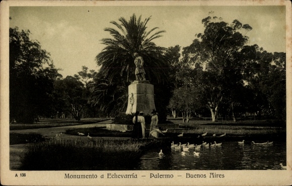 PC Palermo Buenos Aires Argentina, Monumento a Echevarria