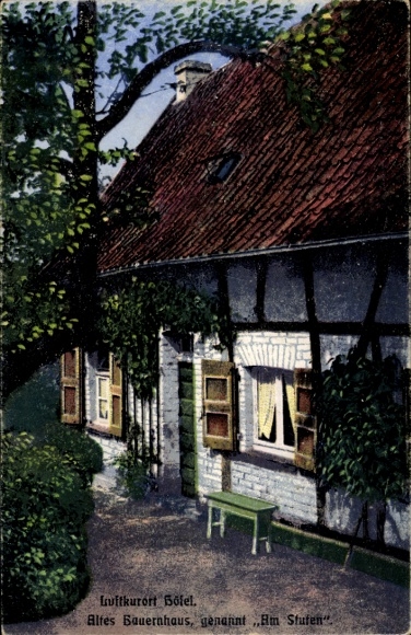 Postcard Hösel Ratingen in the district of Mettmann, Old Farmhouse, called Am Stuten