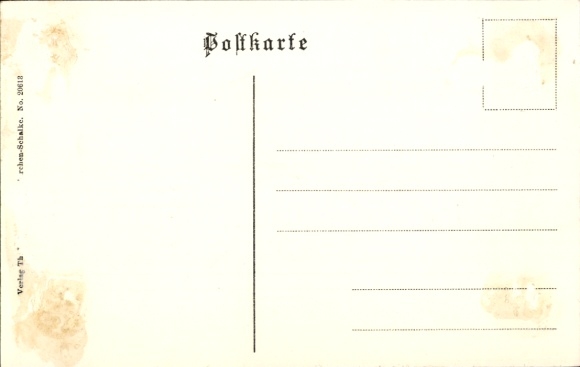 Postcard Gelsenkirchen in the Ruhr area, Rheinelbe mine, shafts I and II.