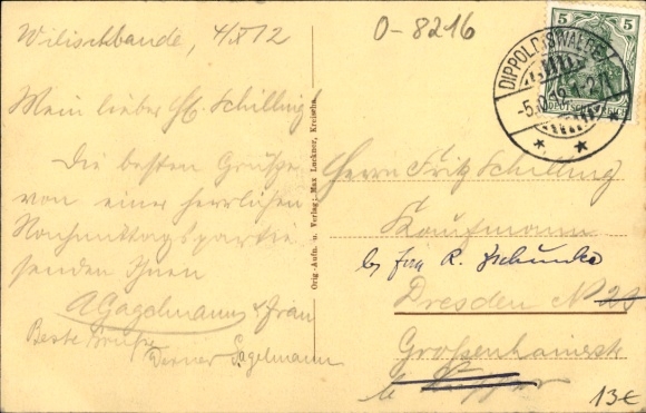 PC Kreischa near Dresden, Wilischbaude, flag