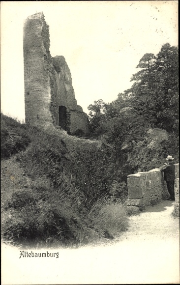 PC Altenbamberg in Rhineland-Palatinate, Altenbaumburg, ruins