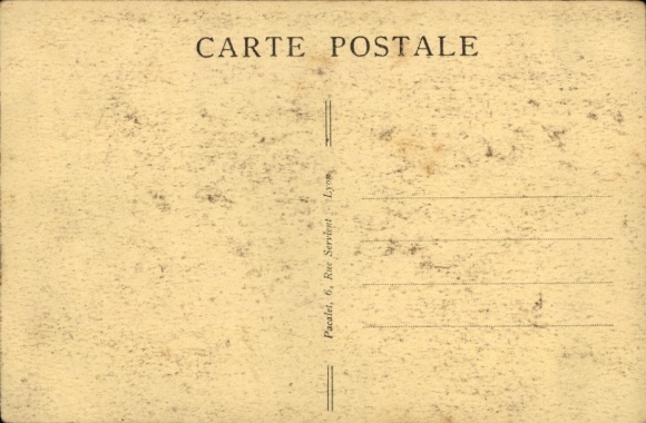 Postcard Lyon Saint Clair Rhône, disaster of 8 May 1932, ruins, rescuers, victims