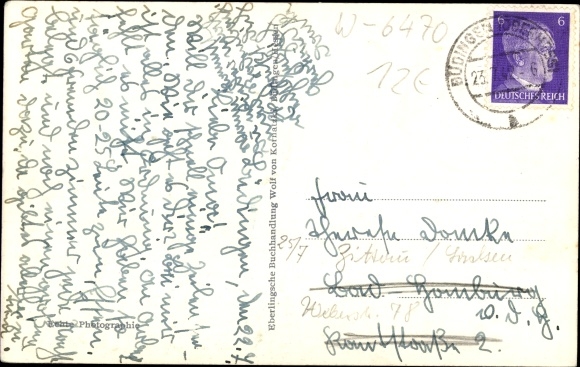 Postcard Büdingen in Hesse, Schlossplatz