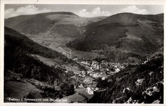 Ak Todtnauberg Todtnau im Schwarzwald, Fliegeraufnahme, Stübenwasen, Feldbergturm