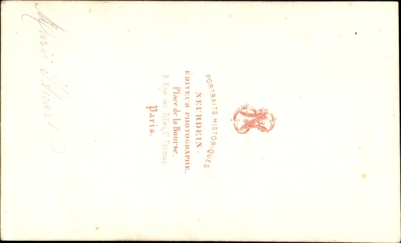 Carte de Visite Mary Stuart, królowa Szkocji i Francji