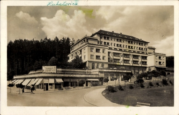 Ak Lazne Luhačovice Bad Luhatschowitz Region Zlin, Palasthotel