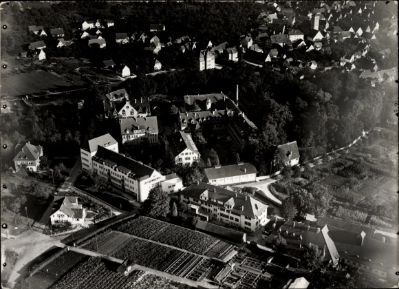Foto Stetten Kernen im Remstal Württemberg, Fliegeraufnahme