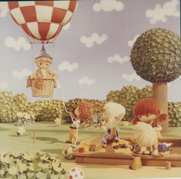Photo Our Sandman, Sandman, GDR children&#39;s television, hot air balloon