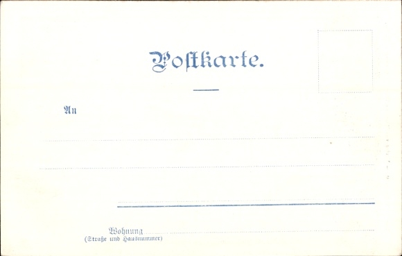 Artist Chromo-Litho Dancing Couple in the Neckar Valley
