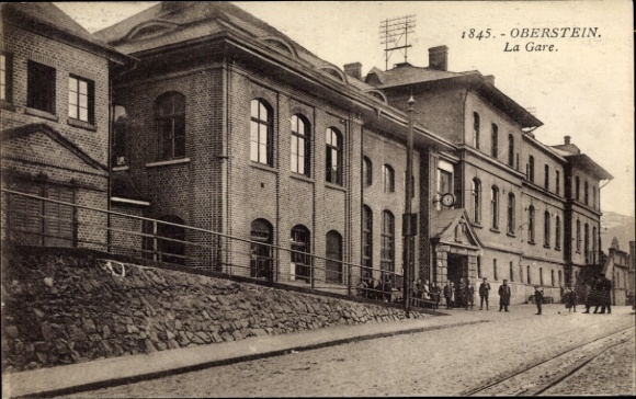 Ak Oberstein an der Nahe, Bahnhof