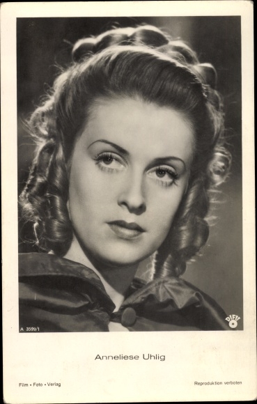 Postcard actress Anneliese Uhlig