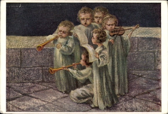 Artist Postcard Spötl, Maria, Our praise shall resound to you