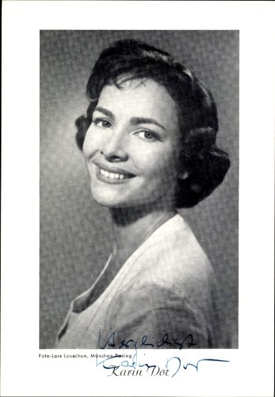Ak Schauspielerin Karin Dor, Portrait, Autogramm