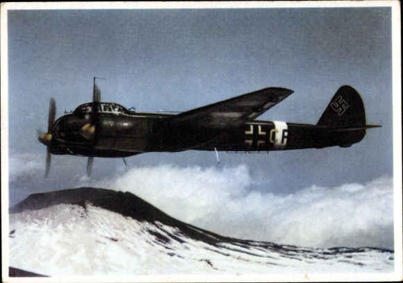 Ak Junkers Stukas und Lufttransporter, Ju 88, Deutsches Militärflugzeug, Luftwaffe