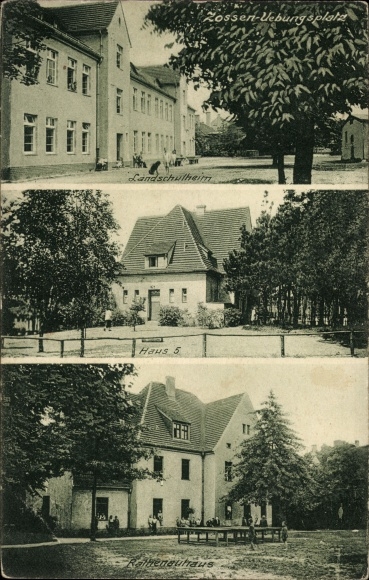 Postcard Zossen Kr. Teltow, military training area, Rathenauhaus, house 5, country school hostel