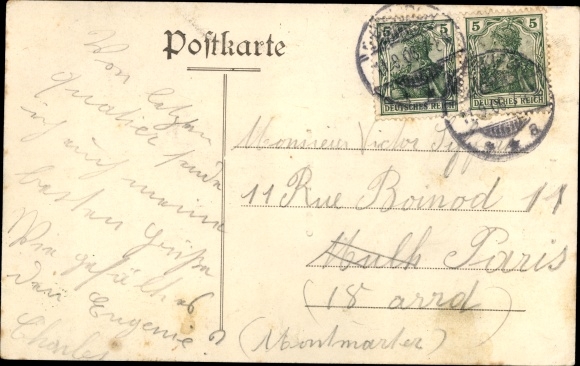 Ansichtkaart Altheim Walldürn in het Odenwald, overzicht, Gasthaus Zum Hirschen