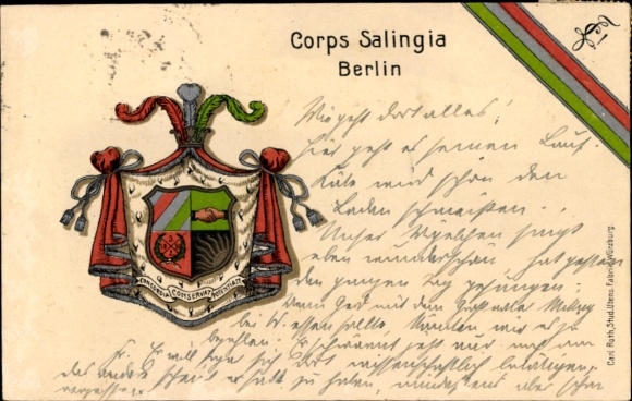Studentika Ak Berlin, Corps Salingia, Wappen, RSC