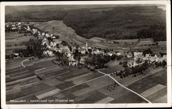 PC Simmersfeld in the Black Forest, aerial photo