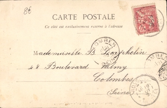 PC Roscoff Finistère, house of Marie Stuart, ruins of the Chapelle St-Ninien, from 1902