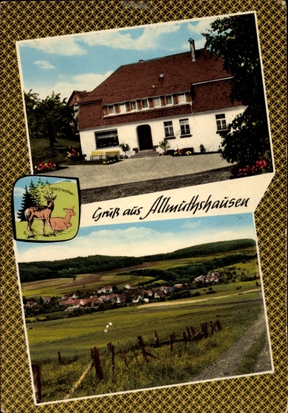 PC Allmuthshausen Homberg Efze, town view, Pension Dilcher