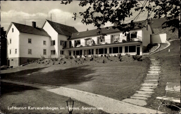 Postcard Katzenelnbogen im Taunus, Sanatorium