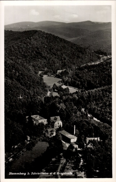 KP Stammberg Schriesheim an der Bergstraße, zdjęcie lotnicze