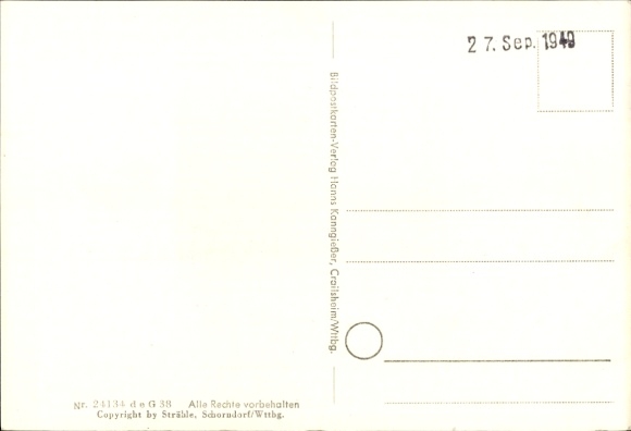 Postcard Görwangs Aitrang in Swabia, pilgrimage church of St. Alban, aerial photograph