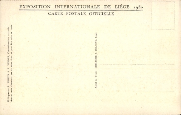 Postcard Liège Liège Wallonia, Exhibition 1930, School Pavilion South