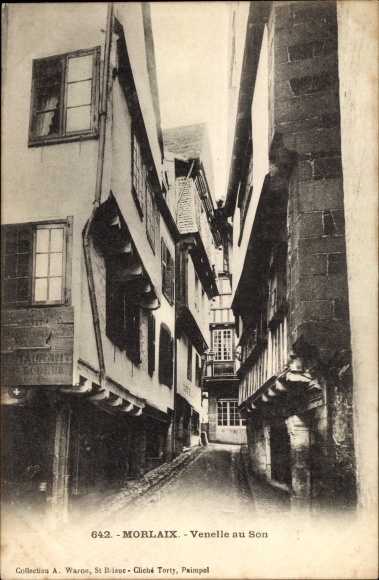 Postcard Morlaix Finistère, Sound Alley