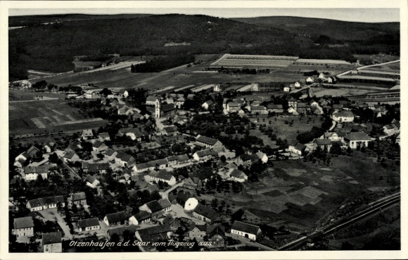 Ak Otzenhausen Nonnweiler an der Saar, luchtfoto