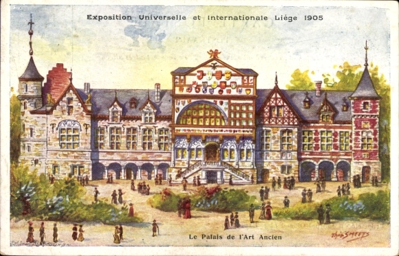 Artist Postcard Liège Liège Wallonia, Expo, World Exhibition 1905