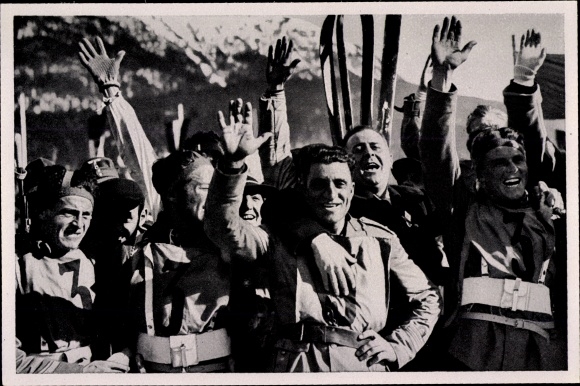 Collection picture Olympia 1936, Italian team, military patrol