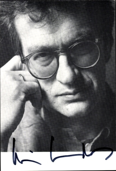 Postcard Actor, Director Wim Wenders, Portrait, Autograph