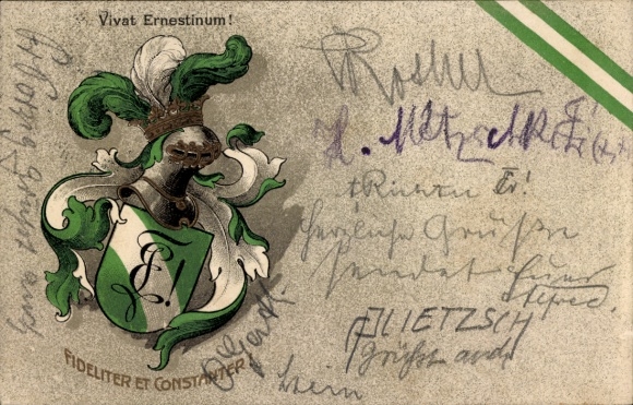 Studentika Ak Altenburg in Thüringen, Vivat Ernestinum