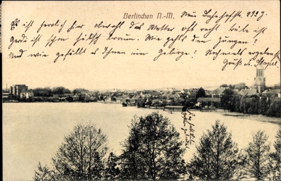 Ak Barlinek Berlinchen Neumark Ostbrandenburg, Panorama
