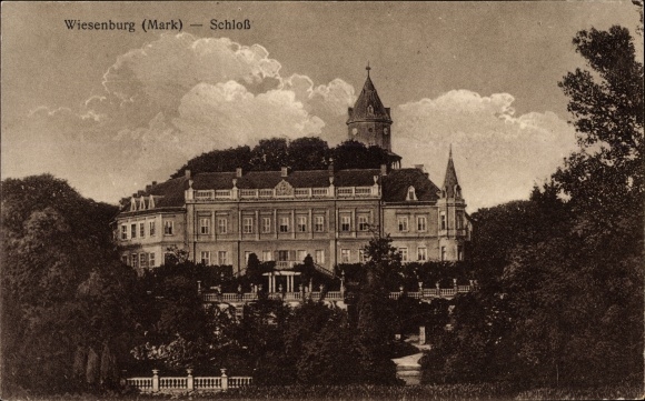 Ansichtkaart Wiesenburg in de Mark, Kasteel