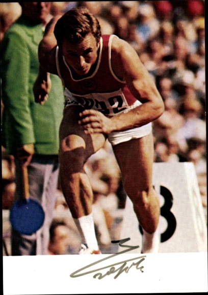 Ak Leichtathlet Walerij Borsow, Autogramm