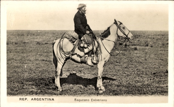 PC Buenos Aires Argentina, Gaucho on horse, Baqueano Enteriano