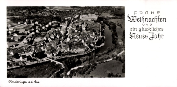 Foto Oberriexingen in Württemberg, Fliegeraufnahme, Weihnachten, Neujahr