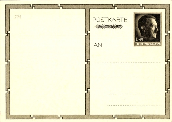 Postal stationery Postcard Führer and Reich Chancellor Adolf Hitler, well-wishers, BDM