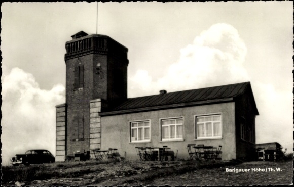 Postcard Oberhain Thuringia, Barigauer Höhe, accommodation