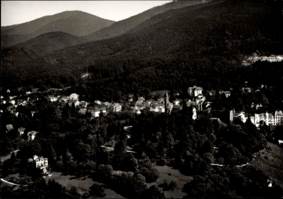 Ak Badenweiler im Schwarzwald, Fliegeraufnahme
