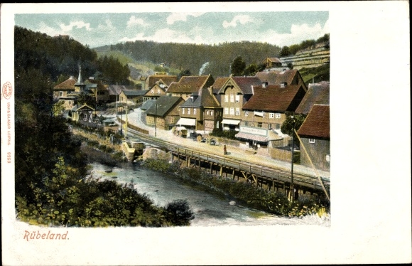 Ak Rübeland Oberharz am Brocken, Bode, kerktoren