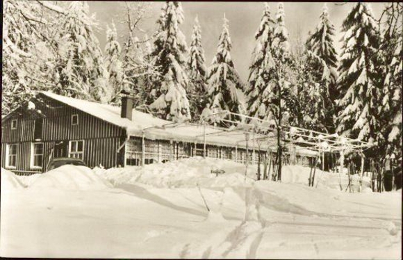 7 old PCs Frauenwald in the Thuringian Forest, various views