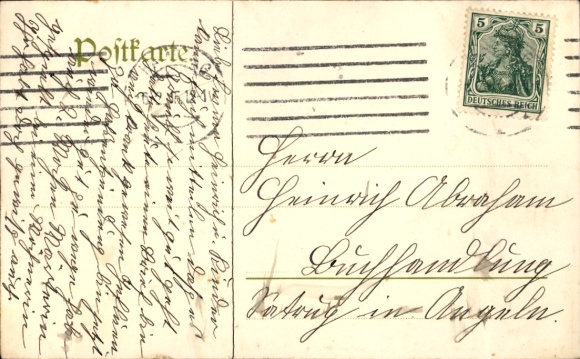 Postcard Hamburg Nord Barmbek Barmbeck, Hufnerstraße