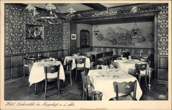 Ak Mayschoß im Kreis Ahrweiler, Hotel und Weinhaus Lochmühle, Bes. C. Sautmann, Bruegel Bild
